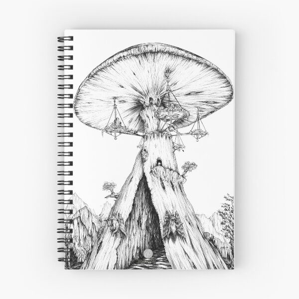 Aperçu de l'œuvre Mushroom Tower of Babel Prints / Affiche créée et vendue par Kl1fford.