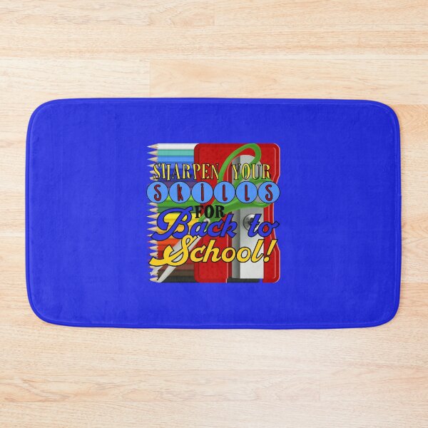 Item preview, Sharpen Your Skills for Back to School! (On Blue) designed and sold by PawsitiveMum.