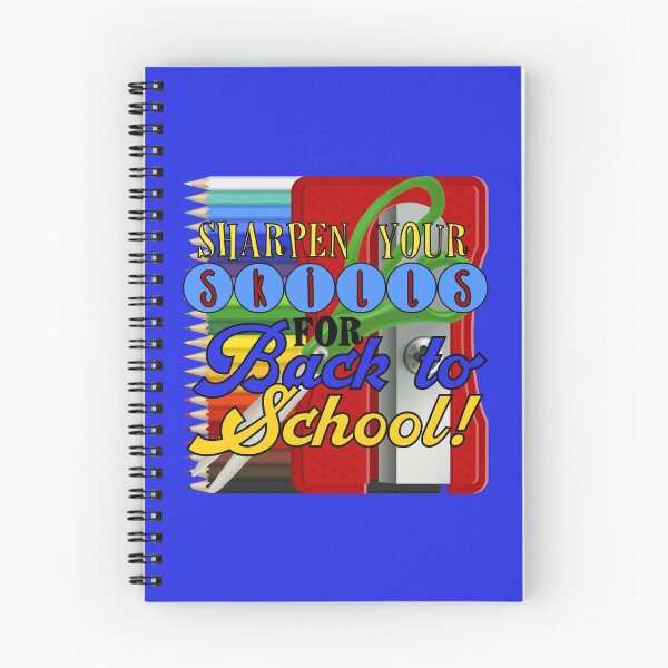 Item preview, Sharpen Your Skills for Back to School! (On Blue) designed and sold by PawsitiveMum.