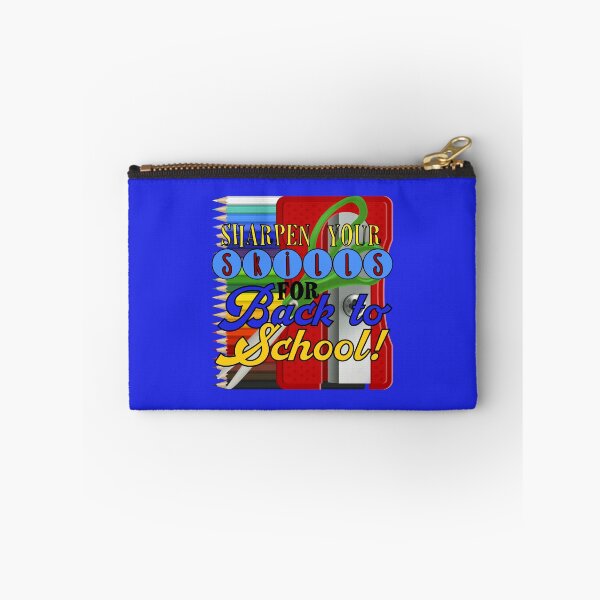Item preview, Sharpen Your Skills for Back to School! (On Blue) designed and sold by PawsitiveMum.