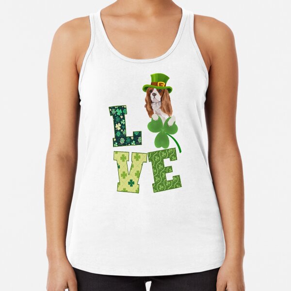 Saint Patricks Day Tank Top Women/'s Racerback TANK TOP Paddy/'s Day Tank Top St Patricks Day Top Lucky HORSESHOE Shamrock Clover Tank Top