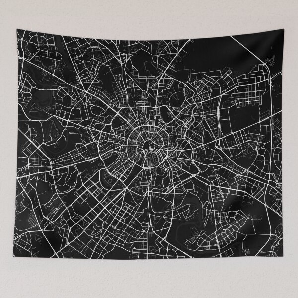 Item preview, Moscow City Map of Russia - Full Moon designed and sold by deMAP.