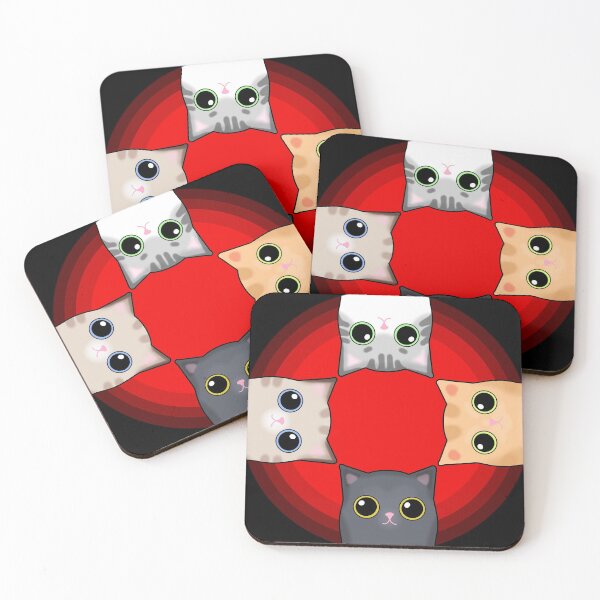 Item preview, Staring cats designed and sold by Gerhanj.