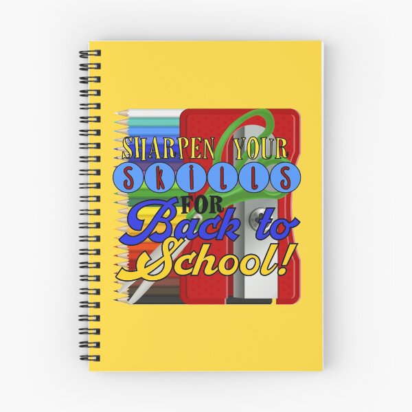 Item preview, Sharpen Your Skills for Back to School! (On Yellow) designed and sold by PawsitiveMum.