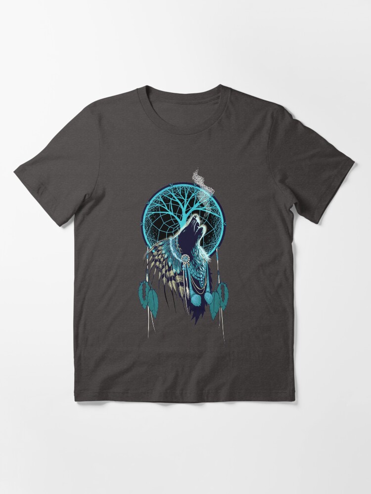 Redbubble Wolf Indian Shaman Wolf Classic T Shirt