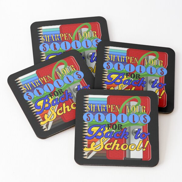 Item preview, Sharpen Your Skills for Back to School! (On Black) designed and sold by PawsitiveMum.