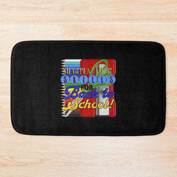 Item preview, Sharpen Your Skills for Back to School! (On Black) designed and sold by PawsitiveMum.
