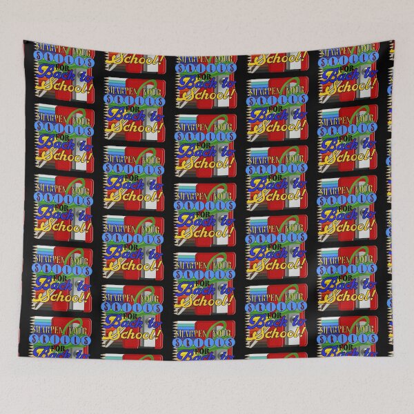 Item preview, Sharpen Your Skills for Back to School! (On Black) designed and sold by PawsitiveMum.