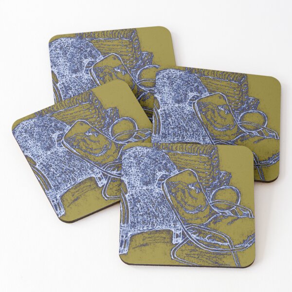 Item preview, Chair Story in Blue and Brown designed and sold by Anne Huth.