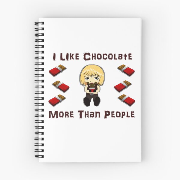 Item preview, I Like Chocolate More Than People designed and sold by TashaAkaTachi.
