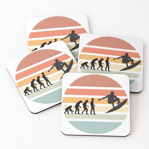 Item preview, Evolution of man SURFING designed and sold by Cheerocki.