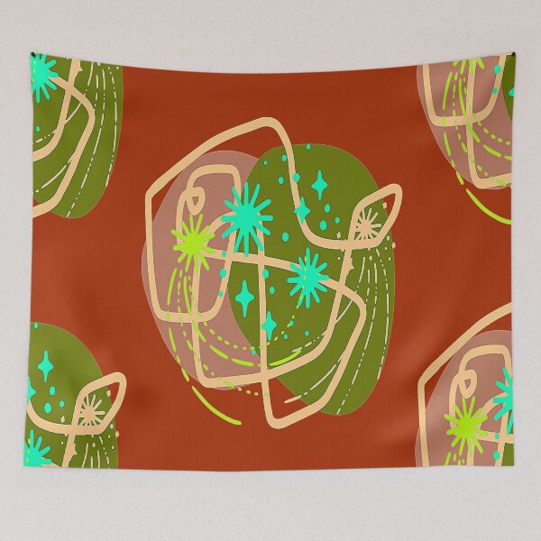 Item preview, ABSTRACT  ART PATTERN  LINEAR AND STARS, nr 4,  TRIPPY PSYCHEDELIC ARTE ABSTRACTO designed and sold by Adri Barnard.