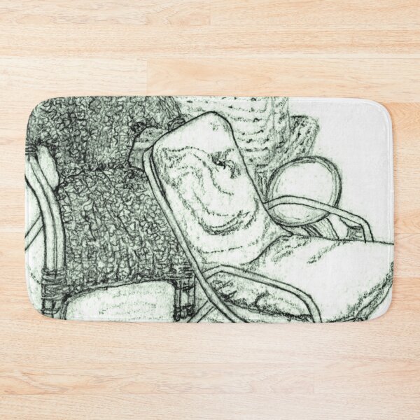 Chair Story in Green Bath Mat