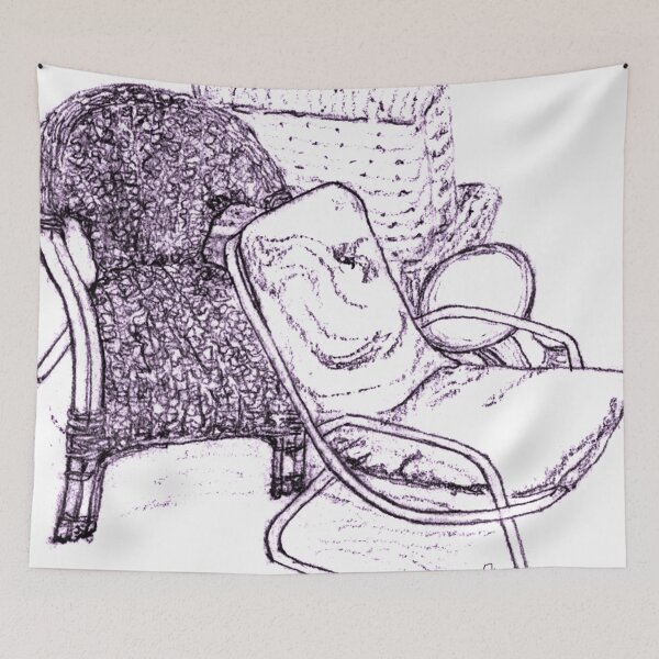Item preview, Chair Story in Purple designed and sold by Anne Huth.