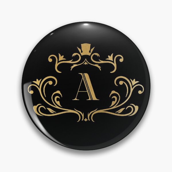 Artikelvorschau, A Monogramm, Buchstabe A, Initiale, Emblem | Gold entworfen und verkauft von rattob.
