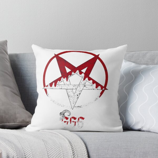 Item preview, Pentagrama estrella de Satán. 666 ojo en el centro con craneo de cabra designed and sold by Derlek.