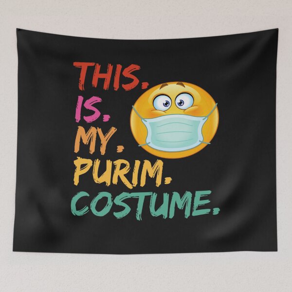 Item preview, This is my Purim Costume funny Jewish Face Mask designed and sold by Lukifo-Proper.