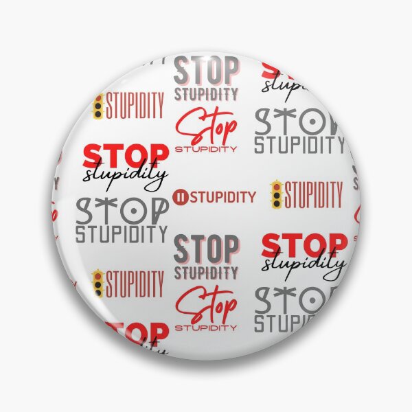 Item preview, Stop Stupidity Sticker Pack designed and sold by SweetAndSpice.
