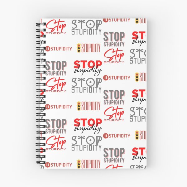 Item preview, Stop Stupidity Sticker Pack designed and sold by SweetAndSpice.