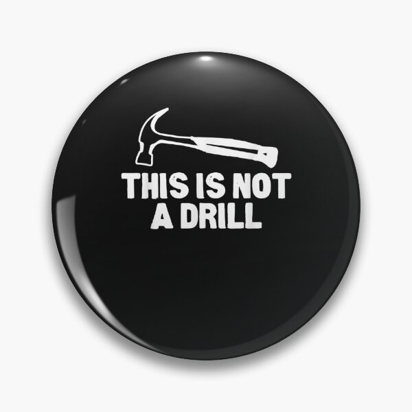Artikelvorschau, This is Not A Drill Hammer Tools Builder T-Shirt entworfen und verkauft von Lukifo-Proper.