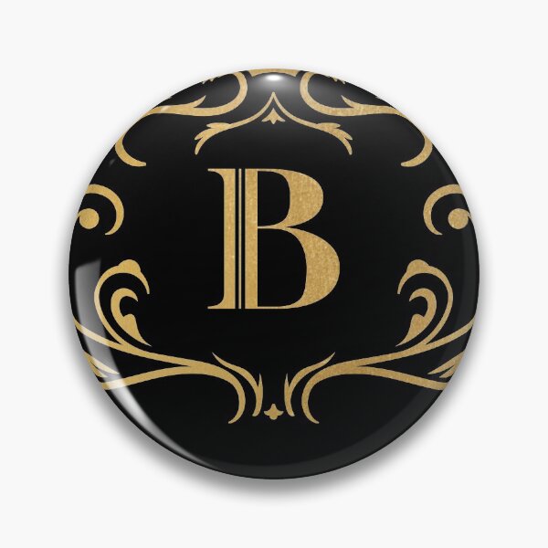 Artikelvorschau, B Monogramm, Buchstabe B, Initiale, Emblem | Gold entworfen und verkauft von rattob.