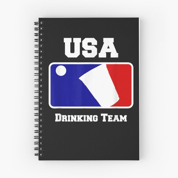 Item preview, USA Drinking Team Funny Party Beer Pong Game T-Shirt designed and sold by Lukifo-Proper.