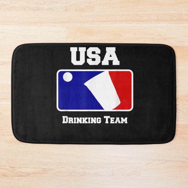 Item preview, USA Drinking Team Funny Party Beer Pong Game T-Shirt designed and sold by Lukifo-Proper.