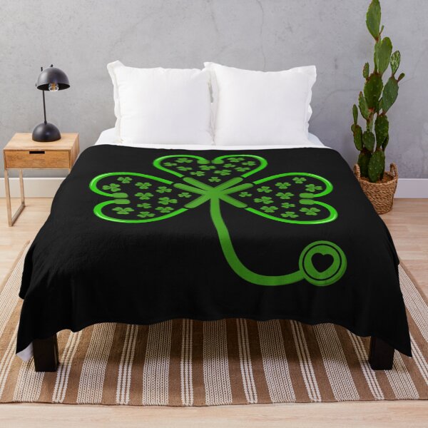 Item preview, Womens Shamrock Stethoscope Nurse T Shirt St Patricks Day Lucky T-Shirt designed and sold by Lukifo-Proper.