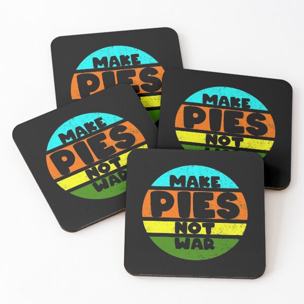Item preview, make pies not war anti violence and hate protest designed and sold by Andreas-Jaeger.