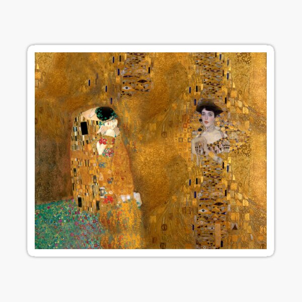 Klimt - Woman in Gold - The Kiss Sticker