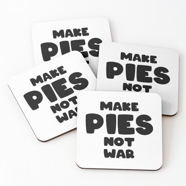 Item preview, make pies not war anti violence and hate protest designed and sold by Andreas-Jaeger.