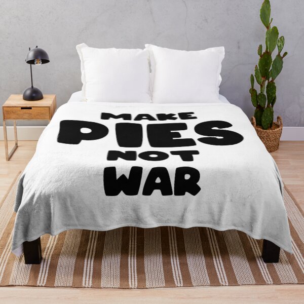 Item preview, make pies not war anti violence and hate protest designed and sold by Andreas-Jaeger.