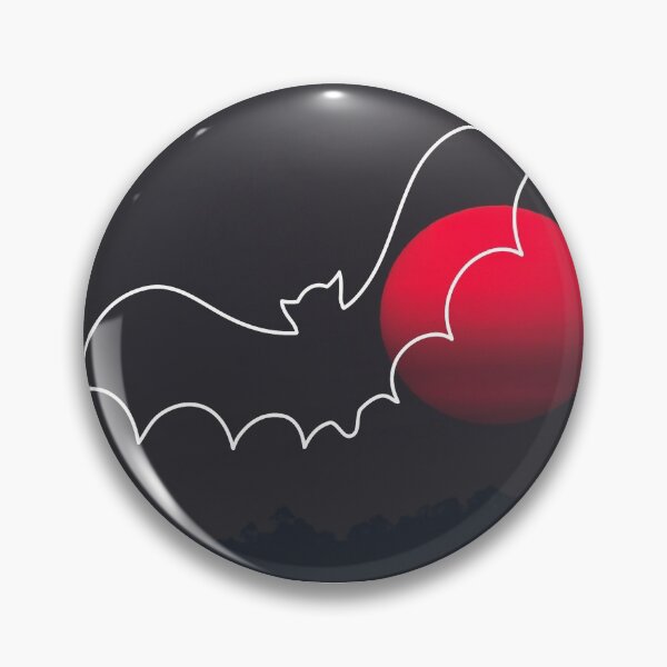 Item preview, Bat and red moon designed and sold by thatsit-itslit.