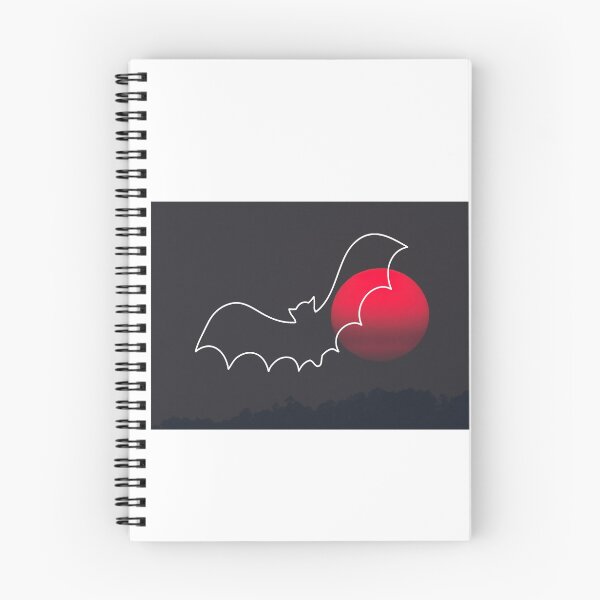 Item preview, Bat and red moon designed and sold by thatsit-itslit.