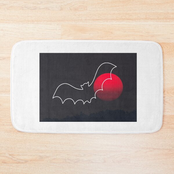 Item preview, Bat and red moon designed and sold by thatsit-itslit.