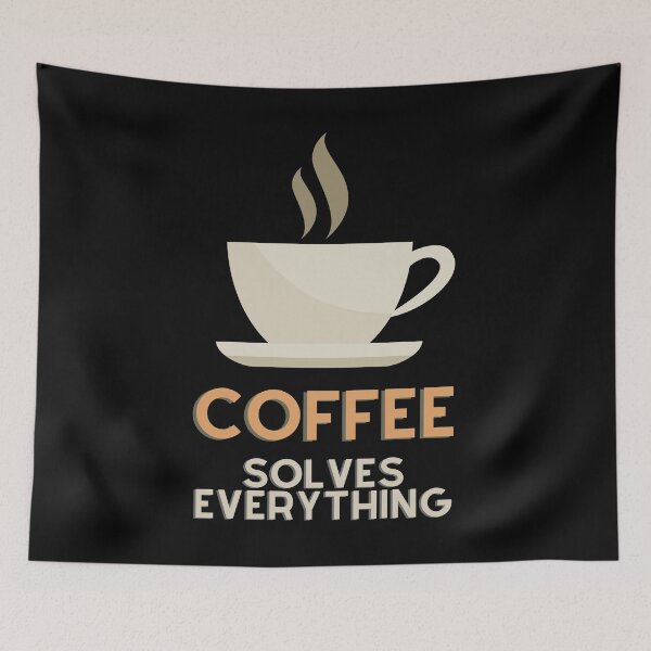 Item preview, Coffee Solves Everything designed and sold by Nathalie Aynié.