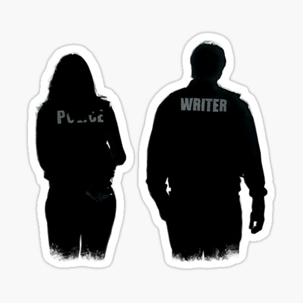 A Writer & His Muse Sticker