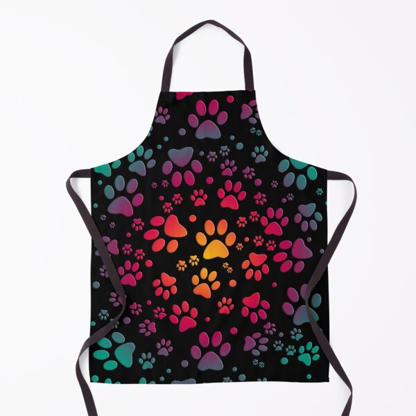Item preview, Colorful rainbow paws tracks - animals designed and sold by MadandMean.