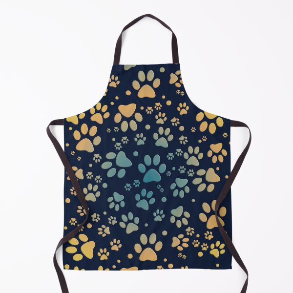 Item preview, Cats paws pattern in blue - animal lovers designed and sold by MadandMean.