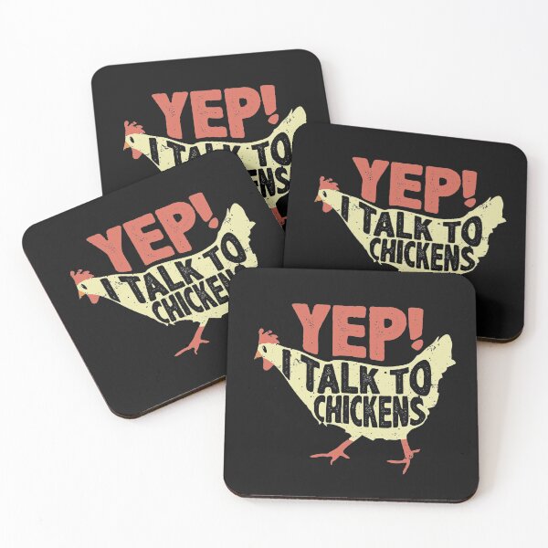 Item preview, Yep I Talk To Chickens Lover Funny Chicken Buffs Vintage Hen Mom Dad Gifts designed and sold by alenaz.