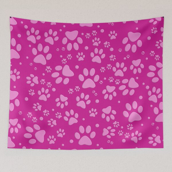 Item preview, Paws pattern pink - love for animals designed and sold by MadandMean.