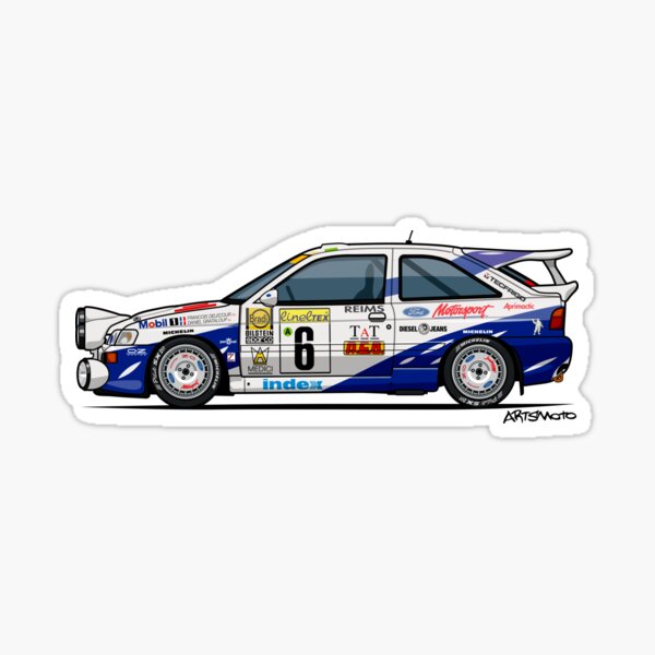 1995 Sticker/Aufkleber Barum Rally /FORD Escort BASTOS/