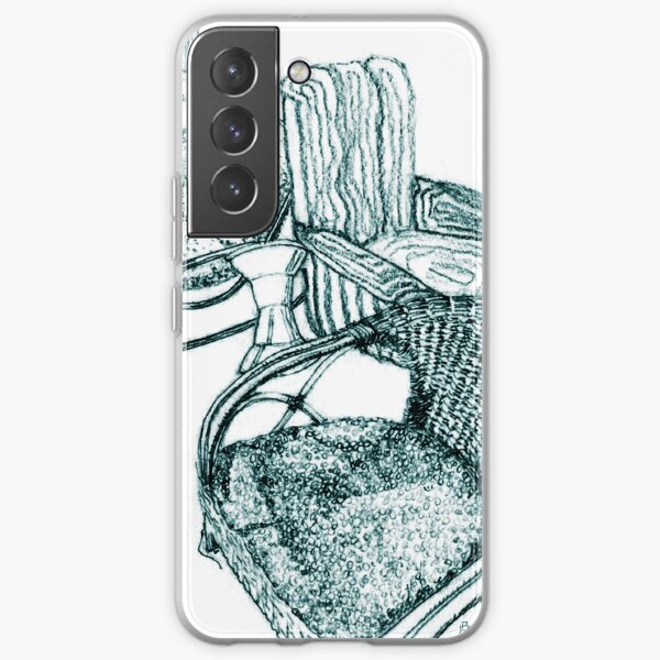 Chair Story in Blue Green Samsung Galaxy Soft Case