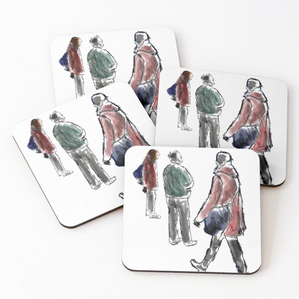 Item preview, watercolour and ink drawing designed and sold by cocohippoart.