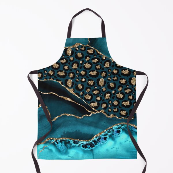 Item preview, Teal & Gold Leopard Agate designed and sold by DirtyAngelFace Shop.
