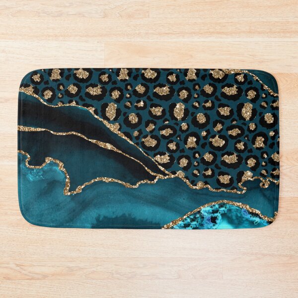 Item preview, Teal & Gold Leopard Agate designed and sold by DirtyAngelFace Shop.