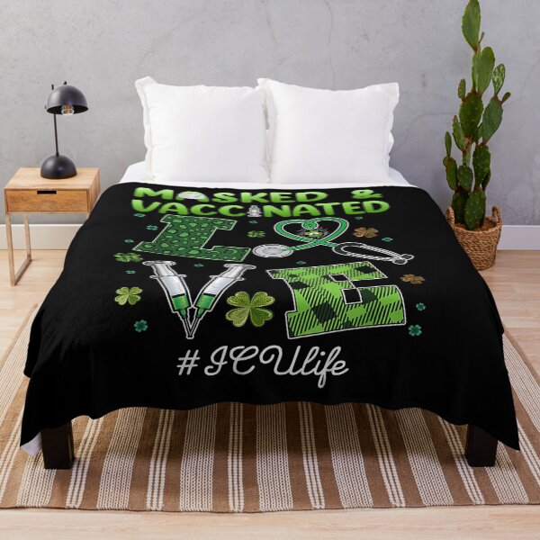 Item preview, Enmascarado Y Vacunado Love ICU Life 95 designed and sold by davidcgonzale.