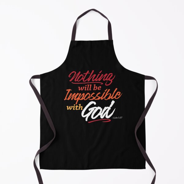 Item preview, Nothing will be Impossible with God / Christian / Jesus / Luke 1:37 designed and sold by bryanmcclelland.