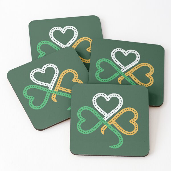 Item preview, Shamrock Irish four leaf clover heart , St. Patrick's Day ,  st patricks day shamrock , shamrock leaf designed and sold by Mekoooo.