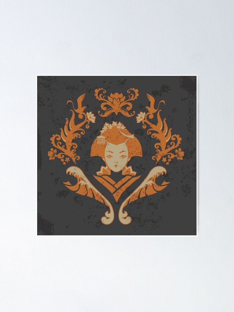 Thumbnail 1 of 3, Poster, Geisha designed and sold by luisapizza.